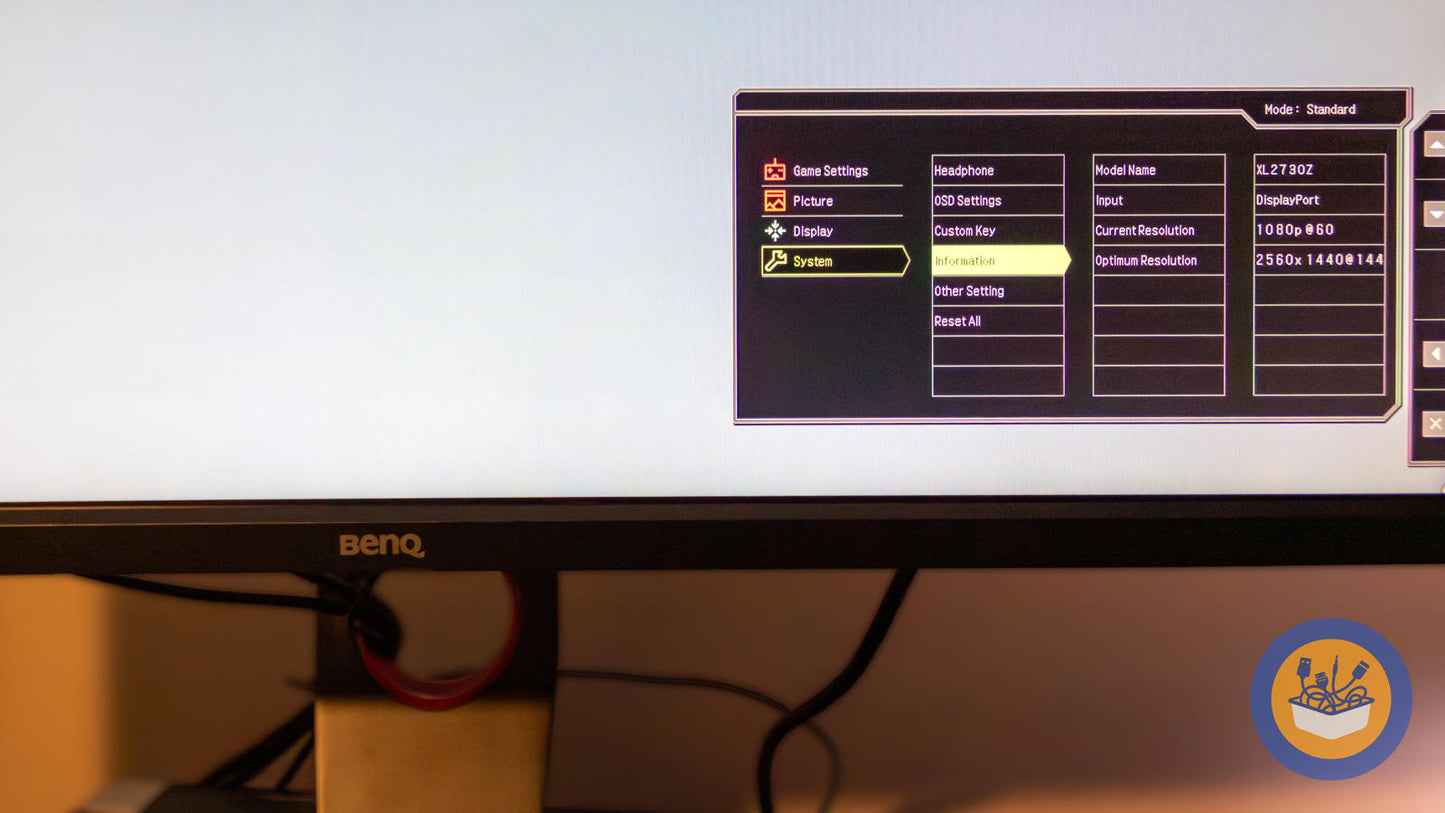 BenQ XL2730Z 27-inch QHD Gaming Monitor with S-Switch